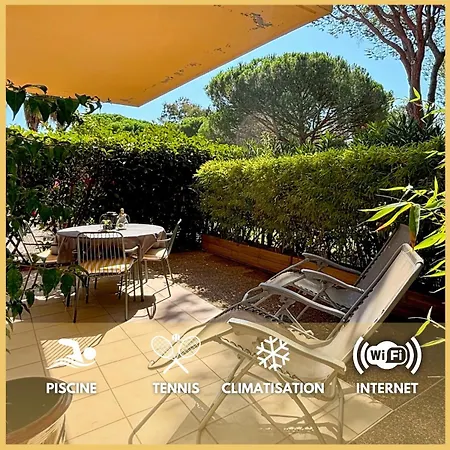 Appartement T2 Peaceful Pine Forest Swimming Pool Tennis Ac