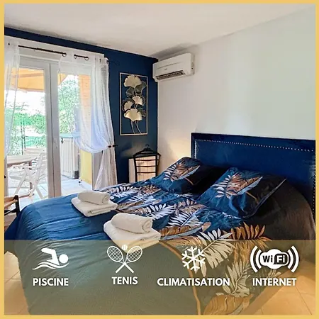 T2 Peaceful Pine Forest Swimming Pool Tennis Ac Appartement Fréjus